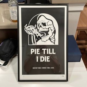 Sketchy Tank 27 of 150 Limited Edition signed poster Zumiez 100k